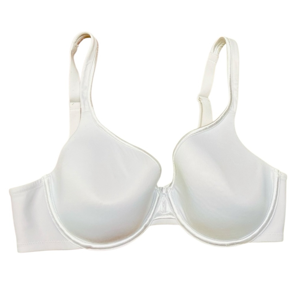 Vanity Fair Body Caress White Full Coverage Wireless Bra 75335 Women's 36C